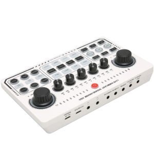 X50 Live Sound Card – Portable Professional Mixer with Noise Reduction and 12 Sound Effects