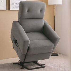 Modern Recliner Chair with Cushioned Back and Armrests