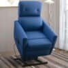 Modern Recliner Chair with Cushioned Back and Armrests