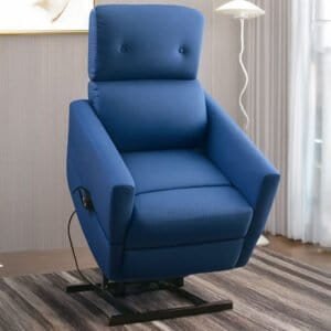 Modern Recliner Chair with Cushioned Back and Armrests
