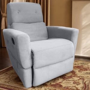 Modern Recliner Chair with Cushioned Back and Armrests
