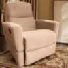 Modern Recliner Chair with Cushioned Back and Armrests