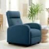 Modern Recliner Chair with Cushioned Back and Armrests