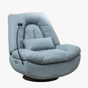 Modern Recliner Chair with Cushioned Back and Armrests
