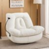 Modern Recliner Chair with Cushioned Back and Armrests