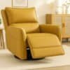Modern Recliner Chair with Cushioned Back and Armrests