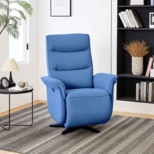 Modern Recliner Chair with Cushioned Back and Armrests