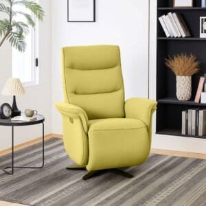Modern Recliner Chair with Cushioned Back and Armrests