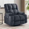 Modern Recliner Chair with Cushioned Back and Armrests