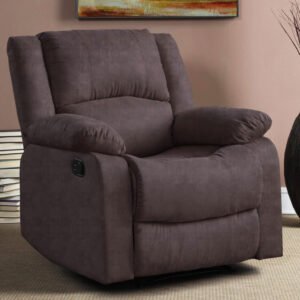 Modern Recliner Chair with Cushioned Back and Armrests