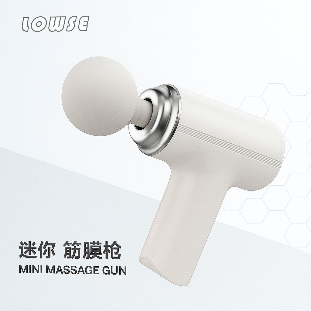 Portable Massage Gun 4 Heads – Deep Tissue Muscle Massager for Pain Relief and Recovery Lebanon