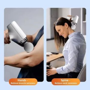 Portable Massage Gun 4 Heads – Deep Tissue Muscle Massager for Pain Relief and Recovery Lebanon