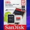 SanDisk Ultra Memory Card 128GB – High-speed microSDXC with adapter, available in Lebanon and Syria.
