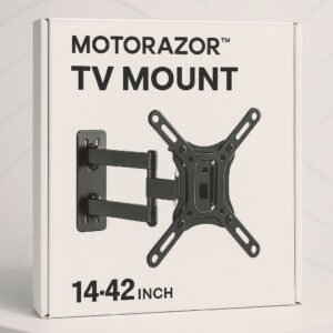 MOTORAZOR TV Mount 14–42 Inch – Adjustable Wall Bracket for Flat and Curved TVs with delivery in Lebanon and Syria