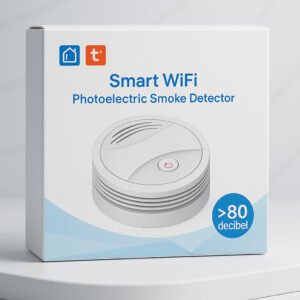 WiFi Smart Smoke Detector with Alexa and Siri compatibility – smart home fire alarm sensor