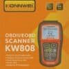 KONNWEI KW808 Scanner OBD2 Diagnostic Tool for Engine Fault Codes