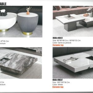 Modern coffee table with elegant design and durable wooden finish