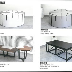 Modern coffee table with elegant design and durable wooden finish