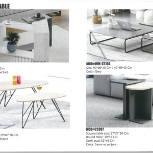 Modern coffee table with elegant design and durable wooden finish