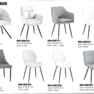 Modern chair with ergonomic design, comfortable seating, and durable construction