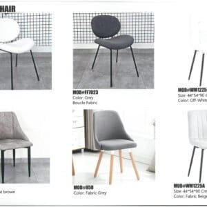 Modern chair with ergonomic design, comfortable seating, and durable construction