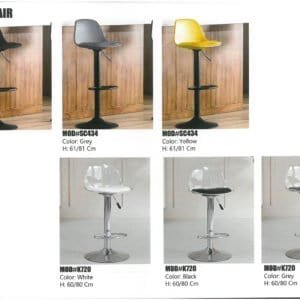 Modern bar chair with ergonomic seating and durable construction