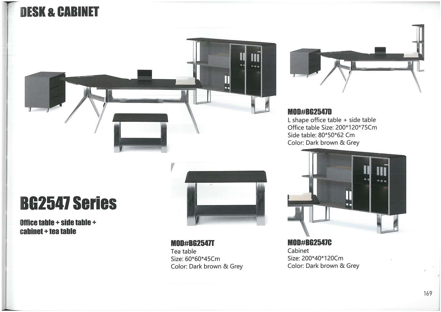 Modern desk with functional design and durable workspace surface