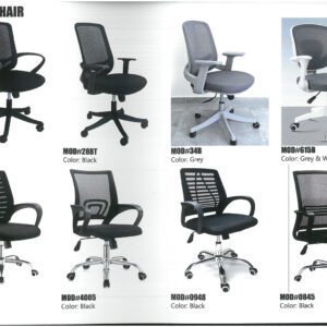 Modern office chair with ergonomic support and durable professional design