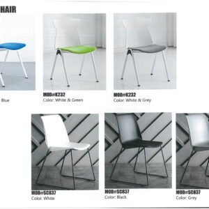 Modern office chair with ergonomic support and durable professional design