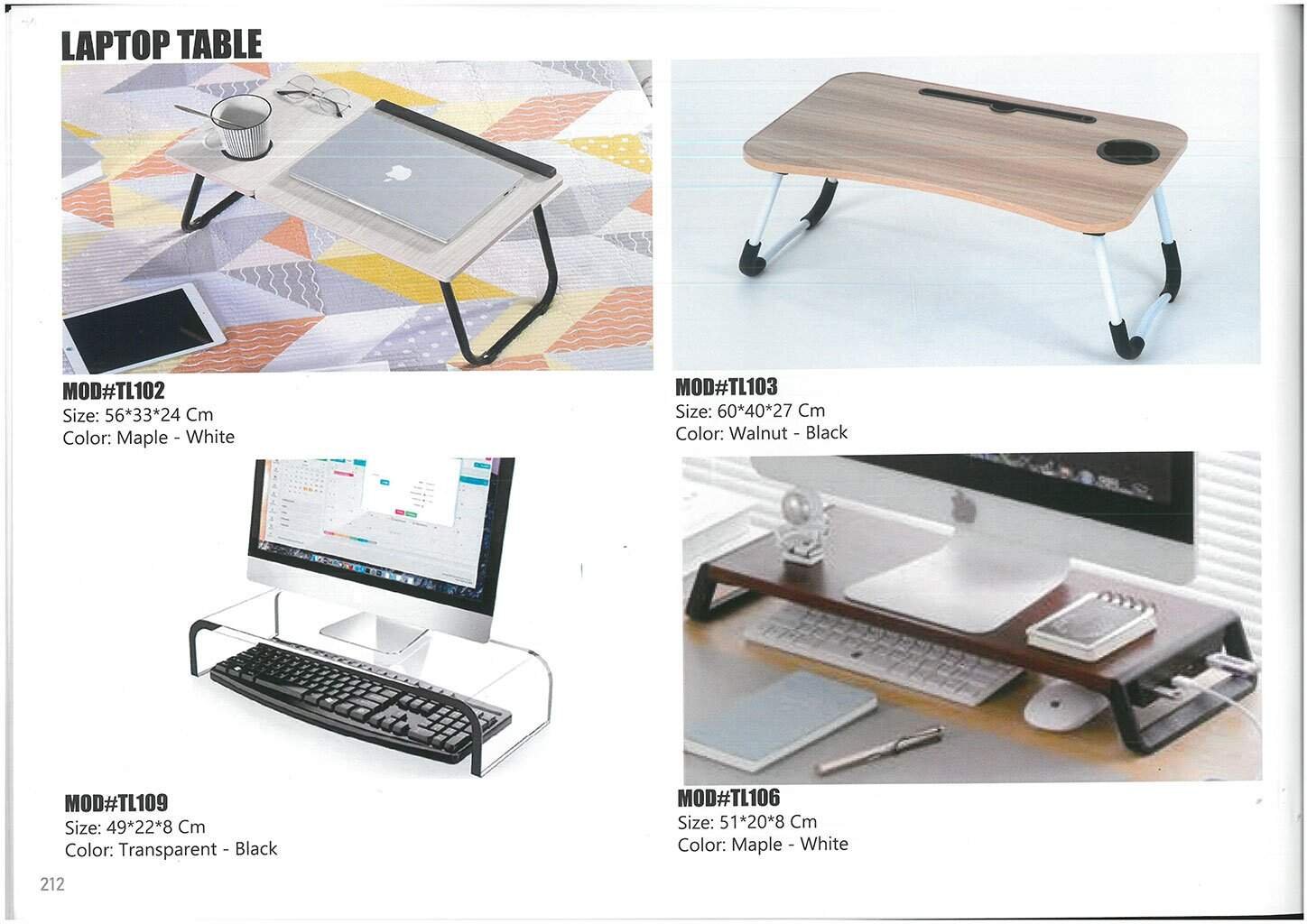 Modern desk with functional design and durable workspace surface